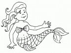 Colorear pintar sirena (36)