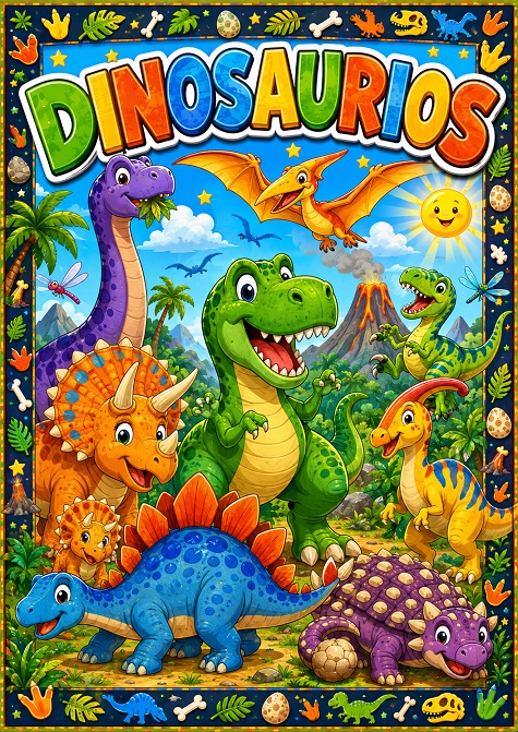 Dinosaurios para Colorear dibujos para colorear