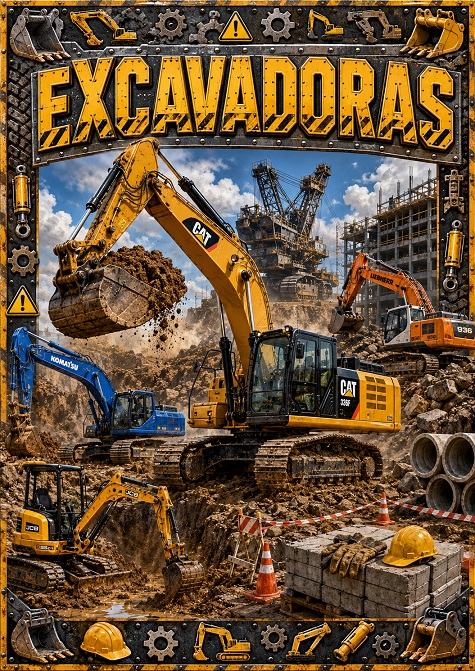 Excavadoras para Colorear dibujos para colorear