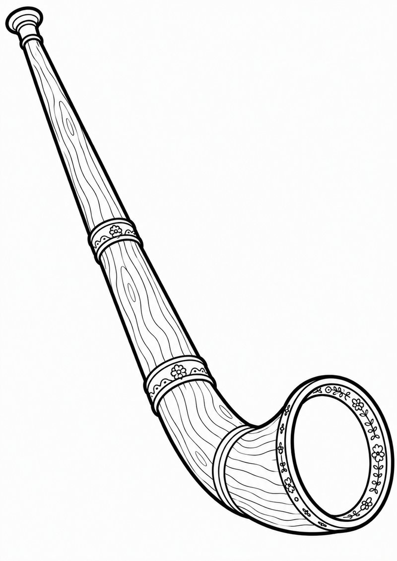 Trompa 2 Para Colorear dibujo para colorear